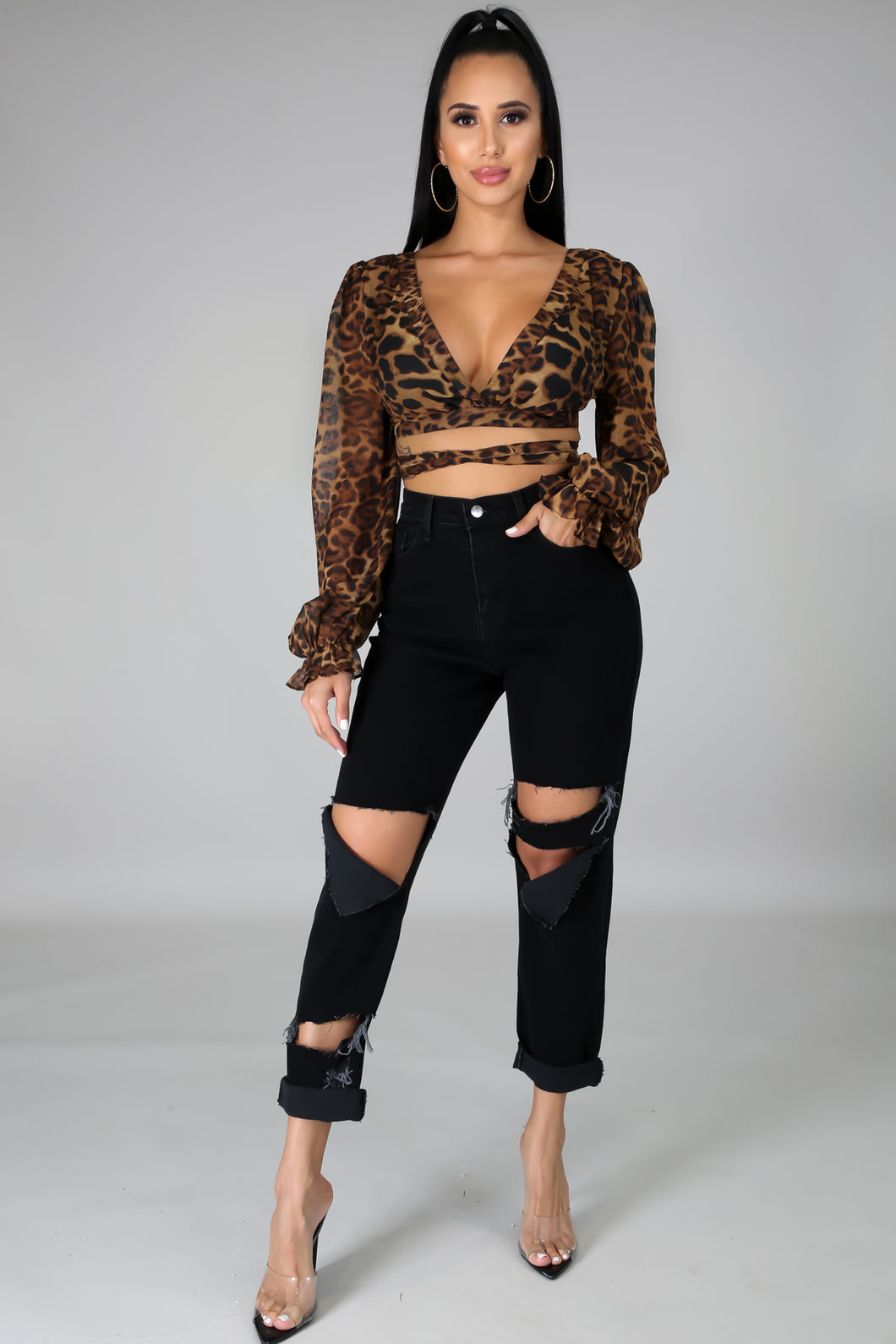 Wilds Thoughts Lace-up Top