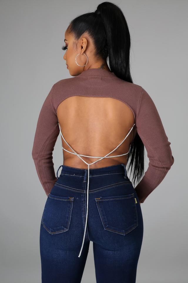 Such a Babe Backless Top